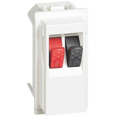 Living Now prise HP auto blanc 1 module BTICINO BTKW4294