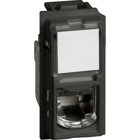 Living Now prise RJ45 FTP CAT6 noir BTICINO BTKG4279C6F