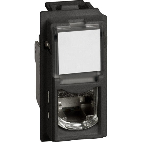 Living Now prise RJ45 FTP CAT6 noir BTICINO BTKG4279C6F