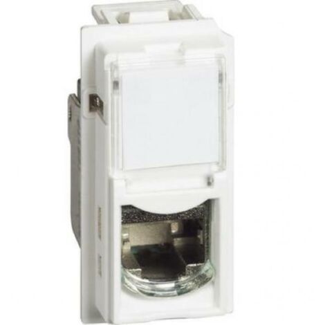 Living Now prise RJ45 STP CAT6 blanc BTICINO BTKW4279C6S