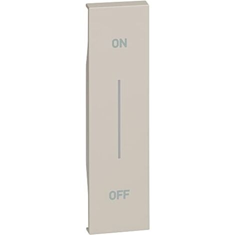 LIVING NOW TRIM CON SIMBOLO ON-OFF MYHOMEUP 1 MODULO - SABBIA BTICINO COFREL ARDBTKM01MHAG