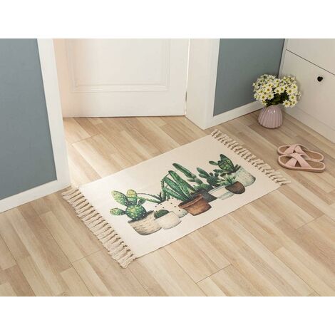 Bohemia Floor Kitchen Mat Carpet Anti-slip Door Entrance Mat Rugs Floor Mats  for The Living Room Kitchen Bedroom (With Small or Large size)