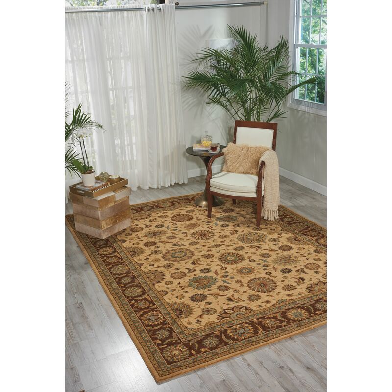 Living Treasures LI05 Beige 229cm x 290cm Rectangle - Beige