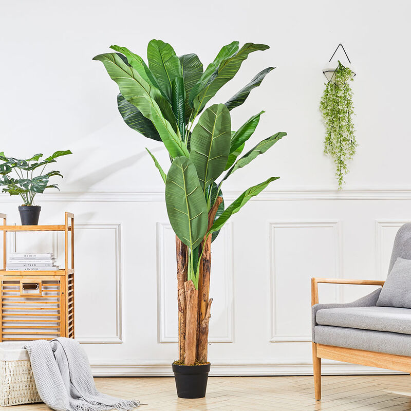 180cm Artificial Plant Fake Banana Tree in Pot