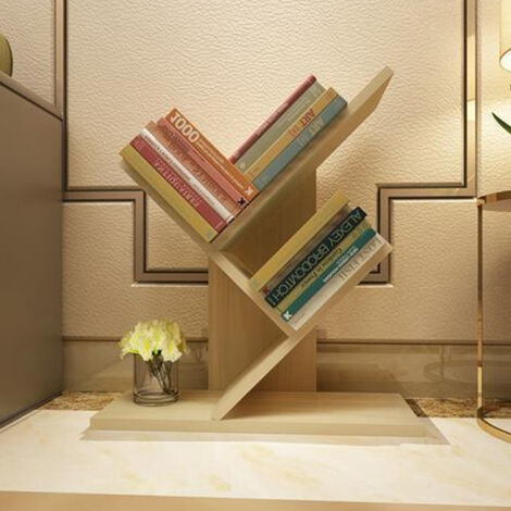 Floor Standing Bookcase Storage Display Bookshelf