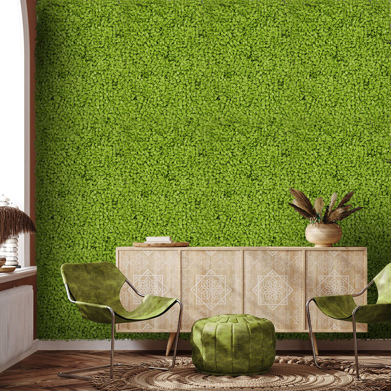 Livingandhome - 40x60cm Artificial Living Wall Hedge Plant Panel