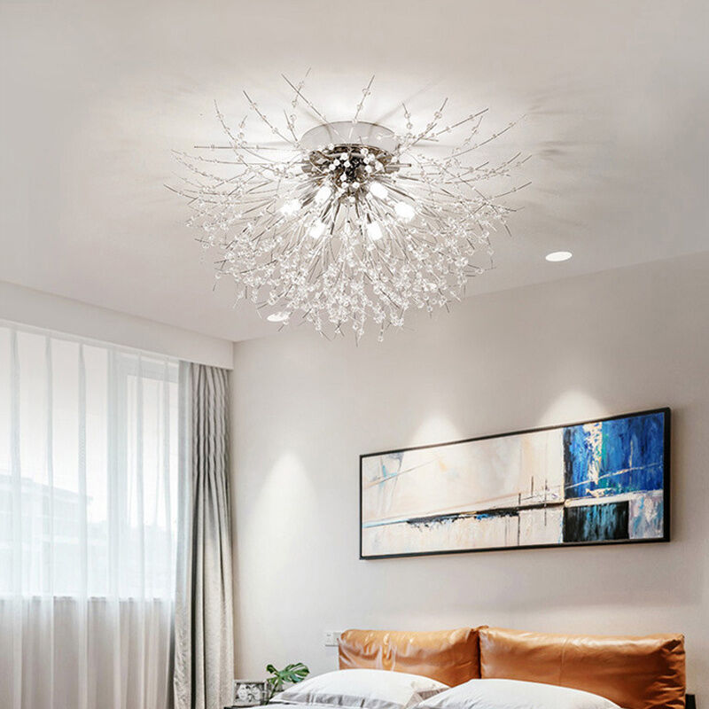 Image of Chrome Beaded Fireworks Recessed Ceiling Light