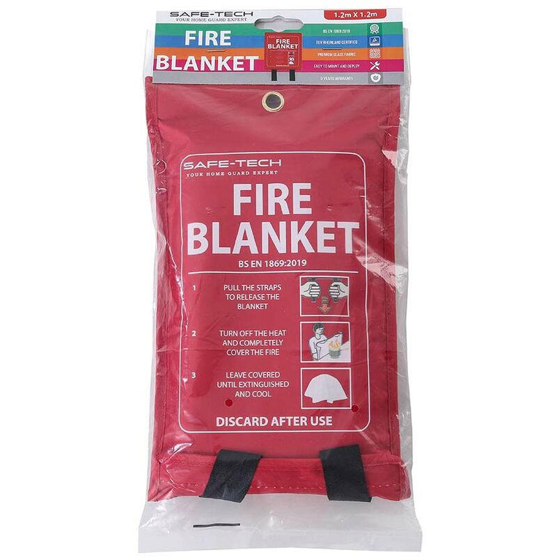 Livingandhome - Fire Blanket Soft Pack 1.2x1.2m