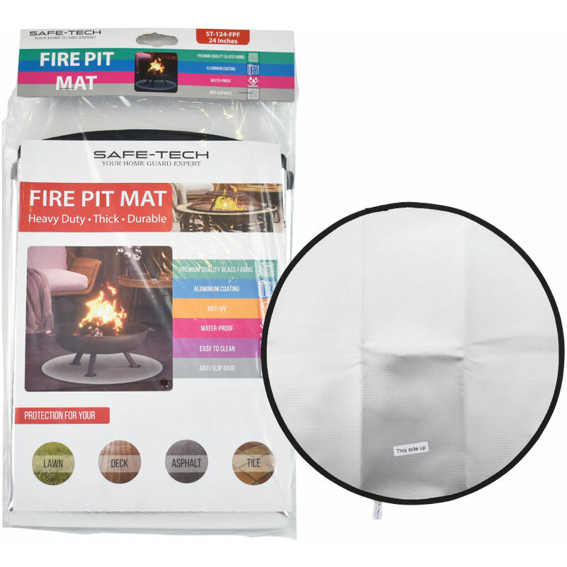 Livingandhome - Fire Mat 24 Standard