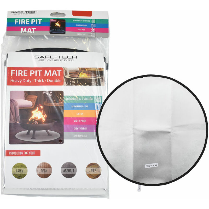 Livingandhome - Fire Mat 36 Standard