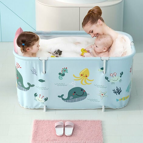 Plastic Baby Bath Bucket Foldable SPA Bathroom Bucket Freestanding Soaking  Hot Tub - China Folding Bathtub, Freestanding Bathtub