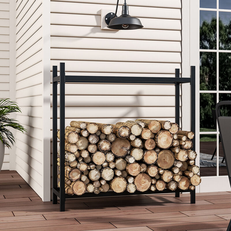 Image of Livingandhome - Metal Powder Coated Firewood&hellip;