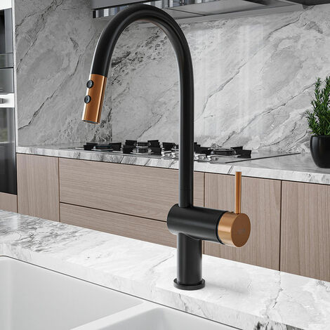 Single lever kitchen taps