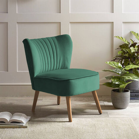 Tufted Velvet Leisure Chair Single Sofa