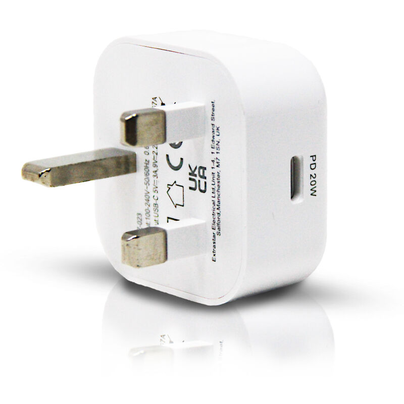 Livingandhome - TypeC Home Plug Charger White