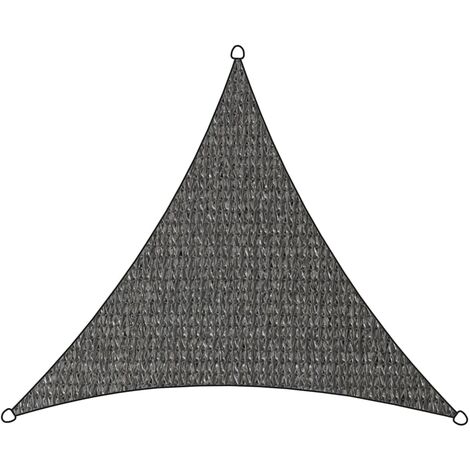 Livin'outdoor Shade Cloth Iseo HDPE Triangle 5x5x5 m Grey - Grey