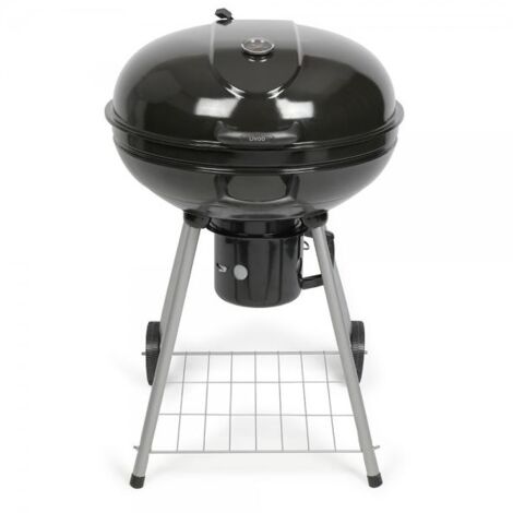 LIVOO Barbecue Charbon 55cm 6 à 8 personnes Acier