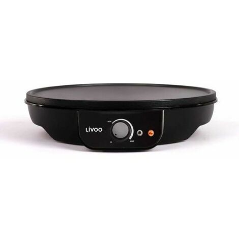 LIVOO DOP196 Crepiera 30 cm 1000W - Nero