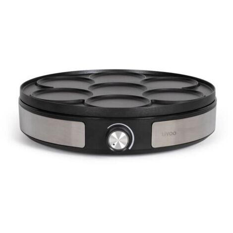 Livoo Modèle Crêpière Expert Noir 33 cm Puissance 1500 W