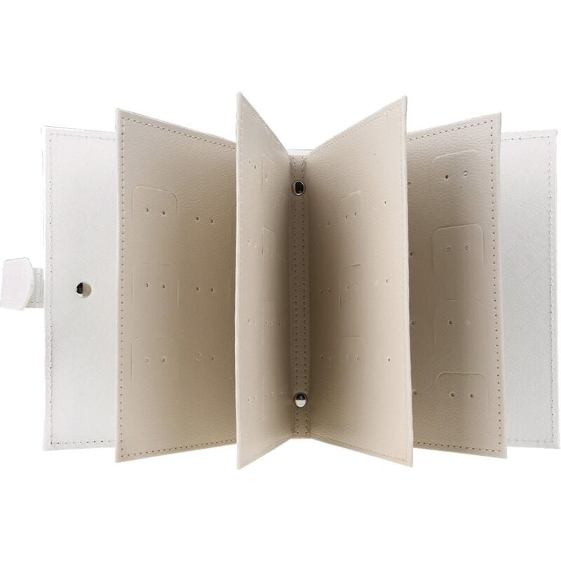 Livre de rangement pour boucles d'oreilles, petit présentoir portable pour bijoux de voyage, boucles d'oreilles, clous d'oreilles