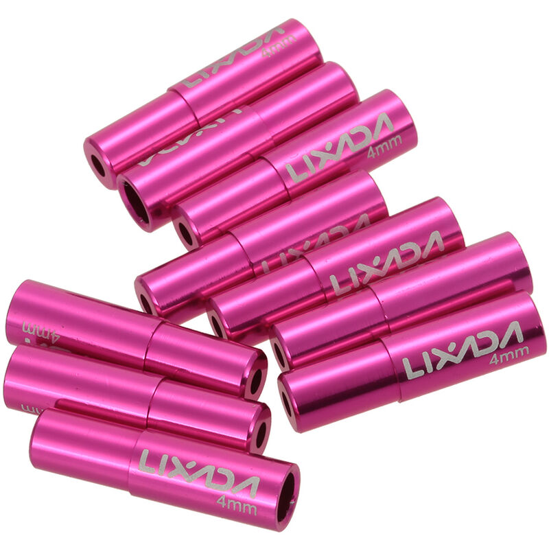 

Lixada - 10pcs 4 mm / 5 mm Ciclismo Bicicleta Desviador Cambio de freno Cable de cable Tapa del extremo Carcasa del cable de cambio Ferulas Tapas de