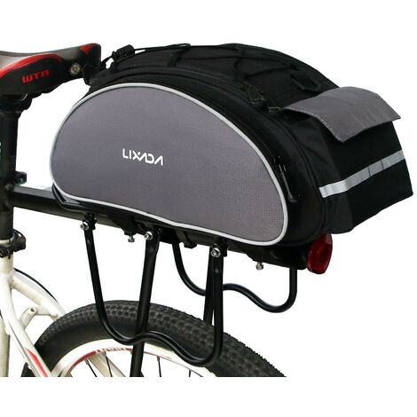 Lixada 13L Multifunktionale Fahrrad-Rücksitztasche für Outdoor-Fahrradfahren, Fahrradträger, Sitztasche für den Kofferraum