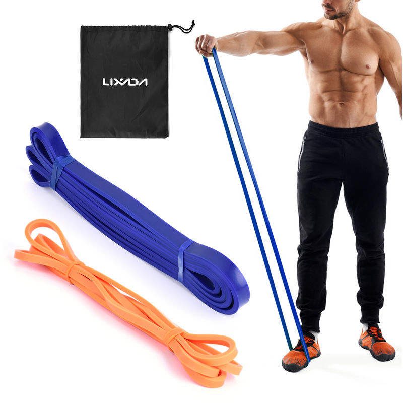 

Lixada 2 piezas de banda de bucle Resistencia con bolsa de latex natural tire hacia arriba Assist Banda Home Gym Fitness Yoga Fuerza sesion de