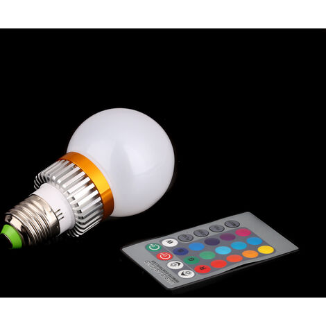 2x E14 RGB LED Globus Farbwechsel Lampe 3W AC85-265V 16 Farbe mit Fernbedienung 