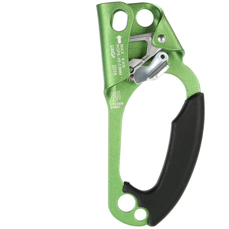 

Ascender mano derecha de 8 mm-13 mm Cuerda Escalada Espeleologia rescate, verde - Lixada