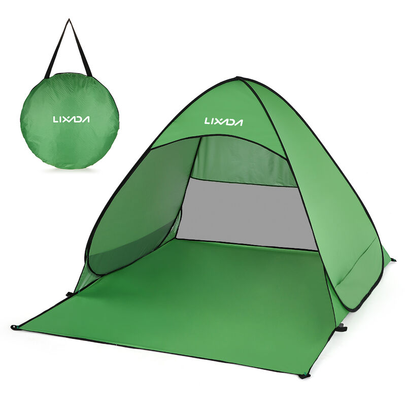 LIXADA Lixada - Automatique Instant Pop Up Tente De Plage Leger Exterieur Protection UV Camping Peche Cabana Abri Soleil, modele: Vert S