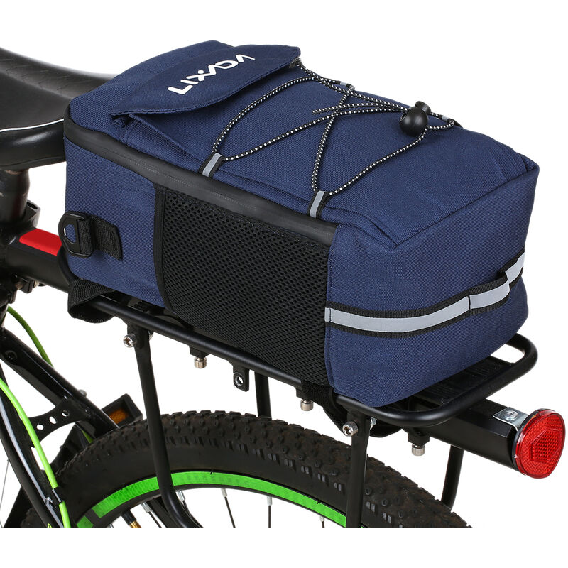 

Bolsa para maletero de bicicleta Bolsa termica con aislamiento Bolsa multifuncional para rejilla trasera de bicicleta Bolsa para manillar de scooter