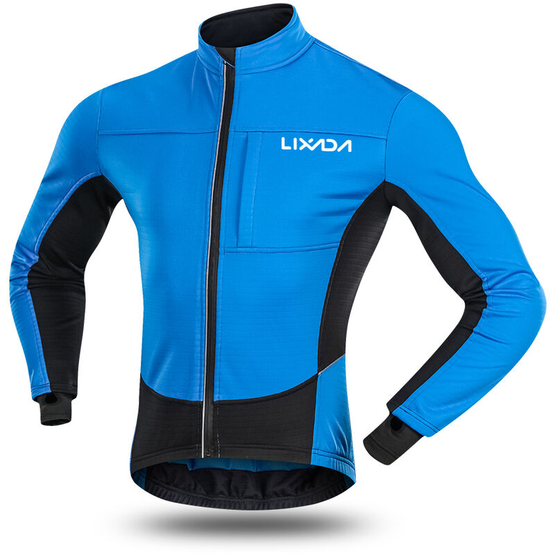 

Chaqueta de ciclismo a prueba de viento para hombre, forro polar termico de invierno, bicicleta MTB, ropa para correr, ropa deportiva, chaqueta,