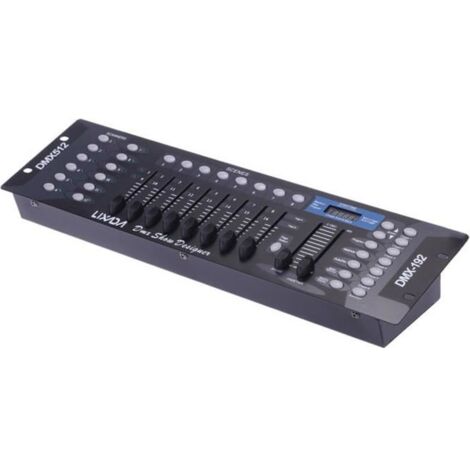 Lixada Contrôleur DMX 512 192 Canaux Equipment pour DJ Disco Light Party scène