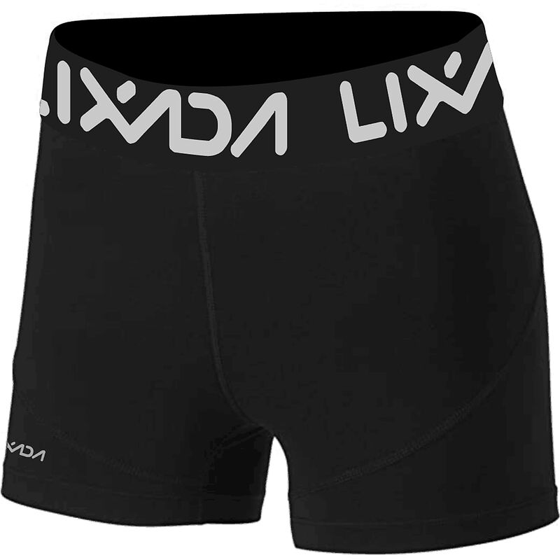 

Pantalones cortos para correr para mujer, entrenamiento atletico, para correr, pantalones cortos para gimnasio,Negro, S - Lixada