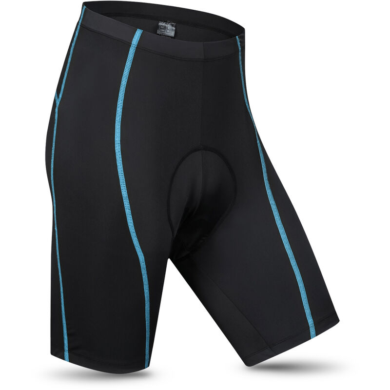 

Lixada pantalones de los hombres pantalones de ciclismo acolchado Moitie Velo mallas azules Xl