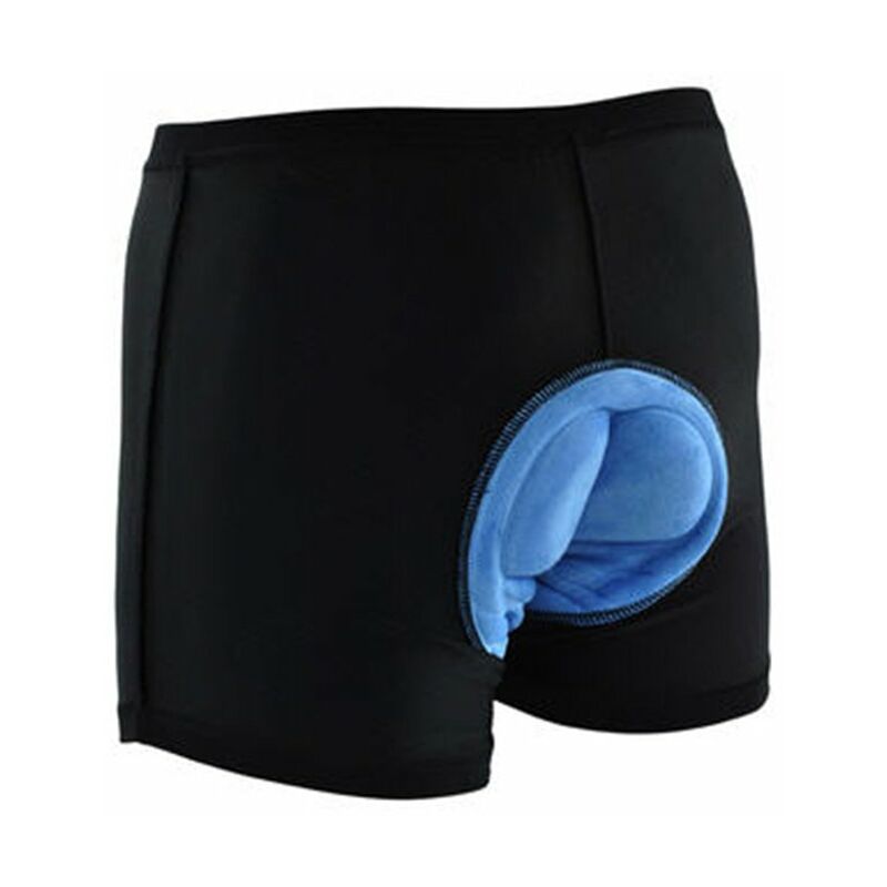 

Lixada Ropa interior de ciclismo para hombre de cintura alta Gel 3D acolchado Pantalones de bicicleta Negro,Negro, XXXL