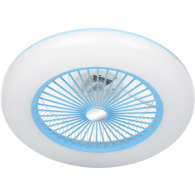 

Ventilador de techo ordinario Luz de techo Luz de 3 velocidades con atenuacion de la velocidad del viento con control remoto (alimentado por 2