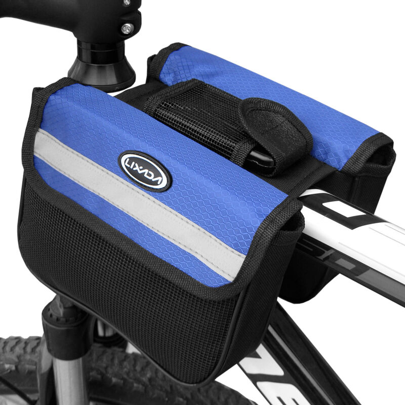 

YX-1203 bolsa de montar en bicicleta para deportes al aire libre bolsa de sillin de bicicleta de montana azul - Lixada