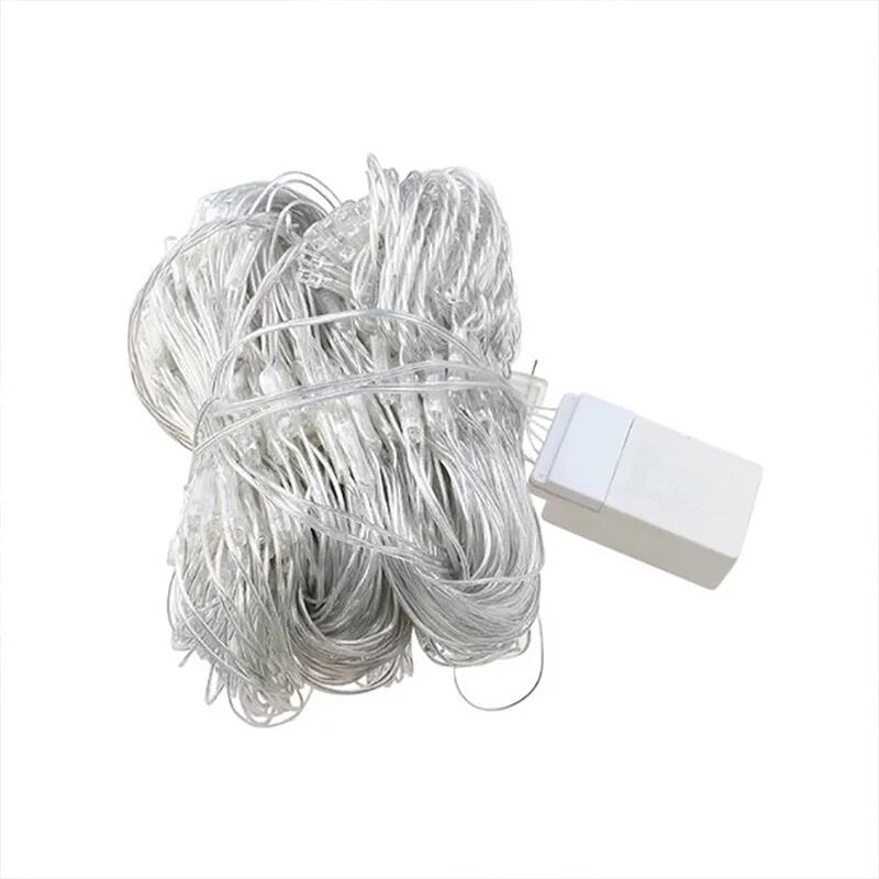 Liyade Guirlande Lumineuses Filet, 3x2m 192 LED , IP65 Étanche Guirlande Lumineuse Extérieure pour Chambre Noël Mariage Soirée Maison Jardin [Classe