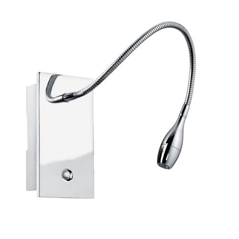 LIZA 3 01 Liseuse 3,2W 3000K 135lm 30000h patère chromé Made in France ARIC 51494