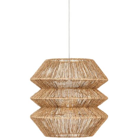 Liza Lámpara colgante de yute D38cm - Atmosphera créateur d'intérieur