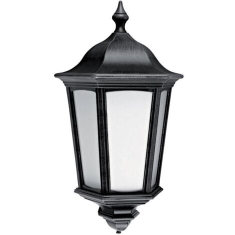 LIZIO/S Appl. Mur Ext. IP44 IK08 noir E27 100W max. lpe non incl a/sensor ARIC 1949