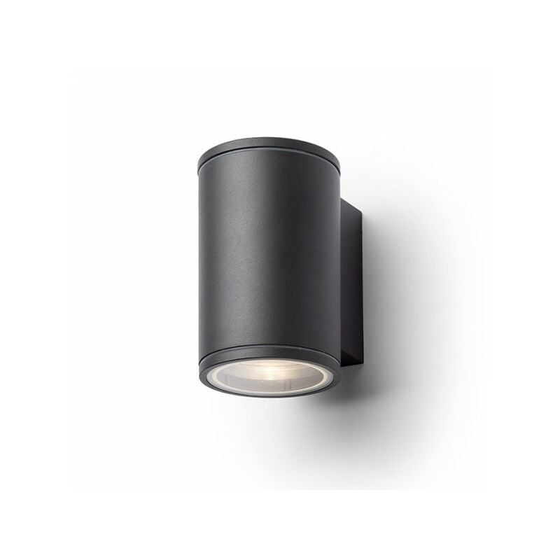 Lizzi i spot mural cylindrique gris anthracite 230V GU10 35W IP54