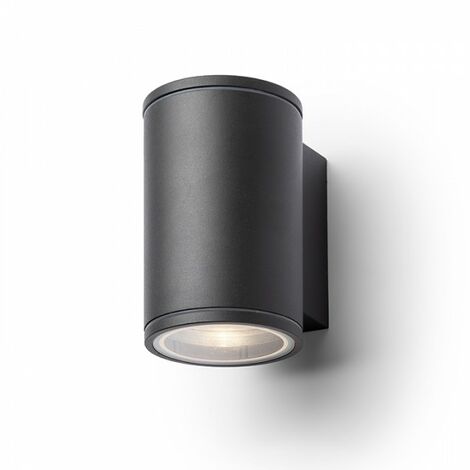 LIZZI I spot mural cylindrique gris anthracite 230V GU10 35W IP54