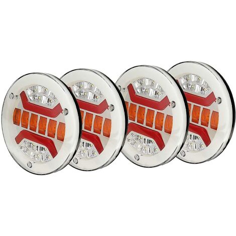 LKW-Anhänger 43 LED-Rücklicht für LKW-LKW-Van-Rücklichter Brems-Bremsleuchte-Blinker-Ind