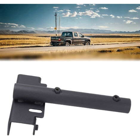 LKW-Flaggenhalter ohne Bohren, LKW-Flaggenhalter aus Kohlenstoffstahl für 1,2-Zoll-Flaggenmasten mit 10-teiligem Zubehörset, praktische multifunktionale Montage