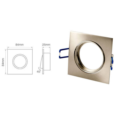 LL-OSK-SAT-242946: LED line® quadratische Leuchte, beweglich, satiniert, gegossen