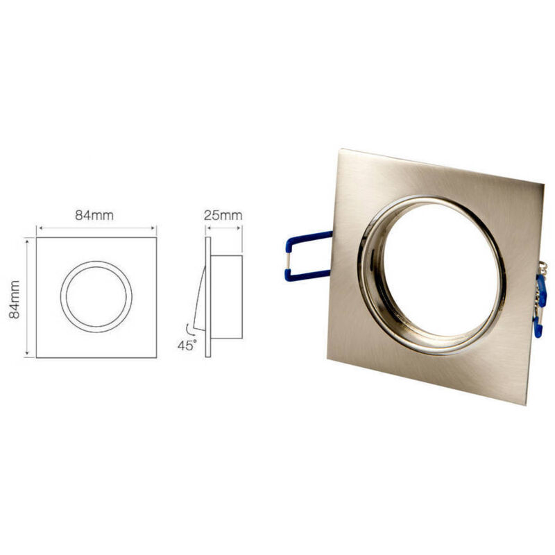LL-OSK-SAT-242946: Luminaria LED line® cuadrada, móvil, satinada, fundida
