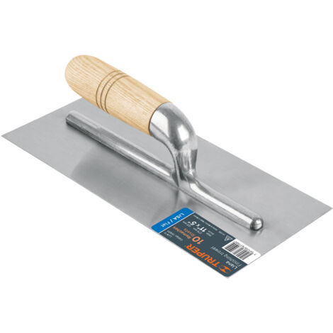 Llana canto recto con mango de madera - 280x130 mm