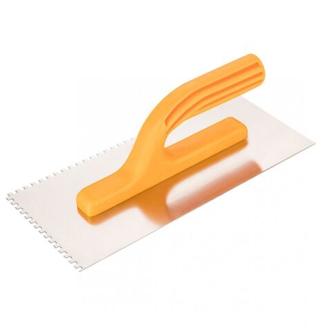 Llana dentada de 4 x 4 x 4 mm, 280 x 130 mm